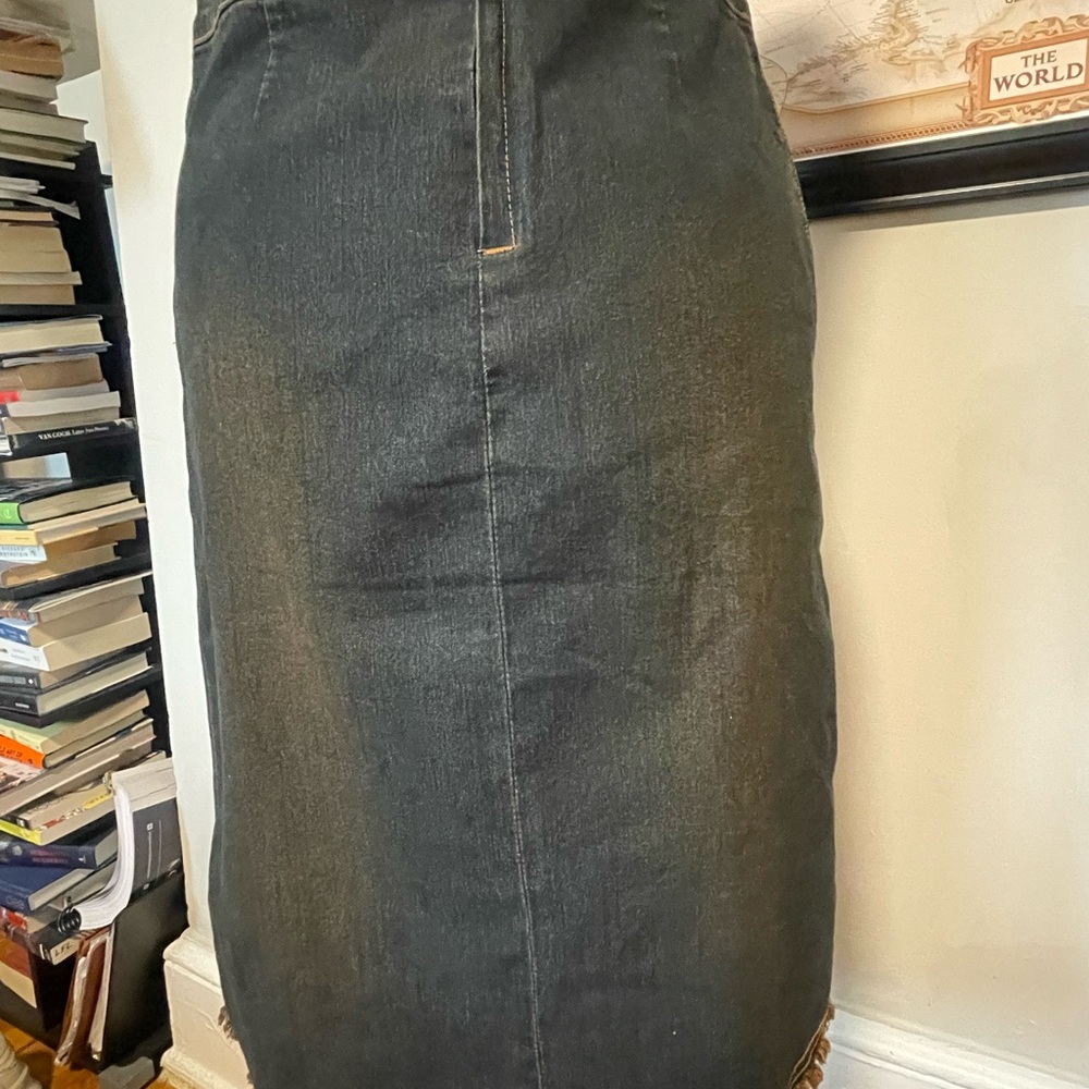 BeBop Charcoal Pencil Skirt